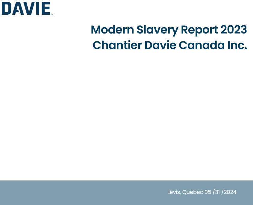 Modern Slavery Report 