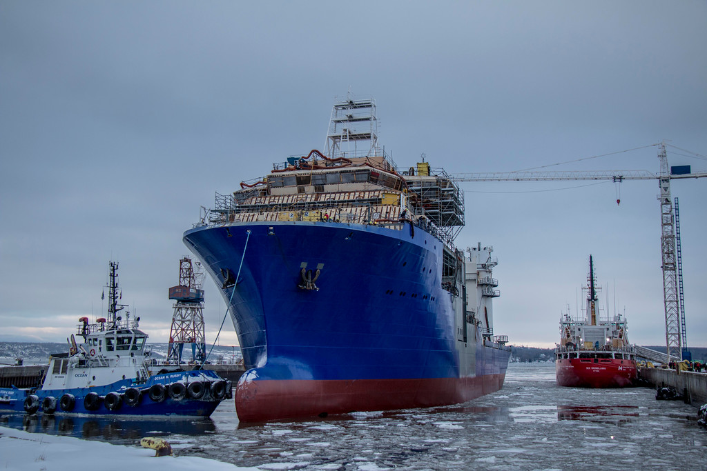 A double launch from the champlain dry dock