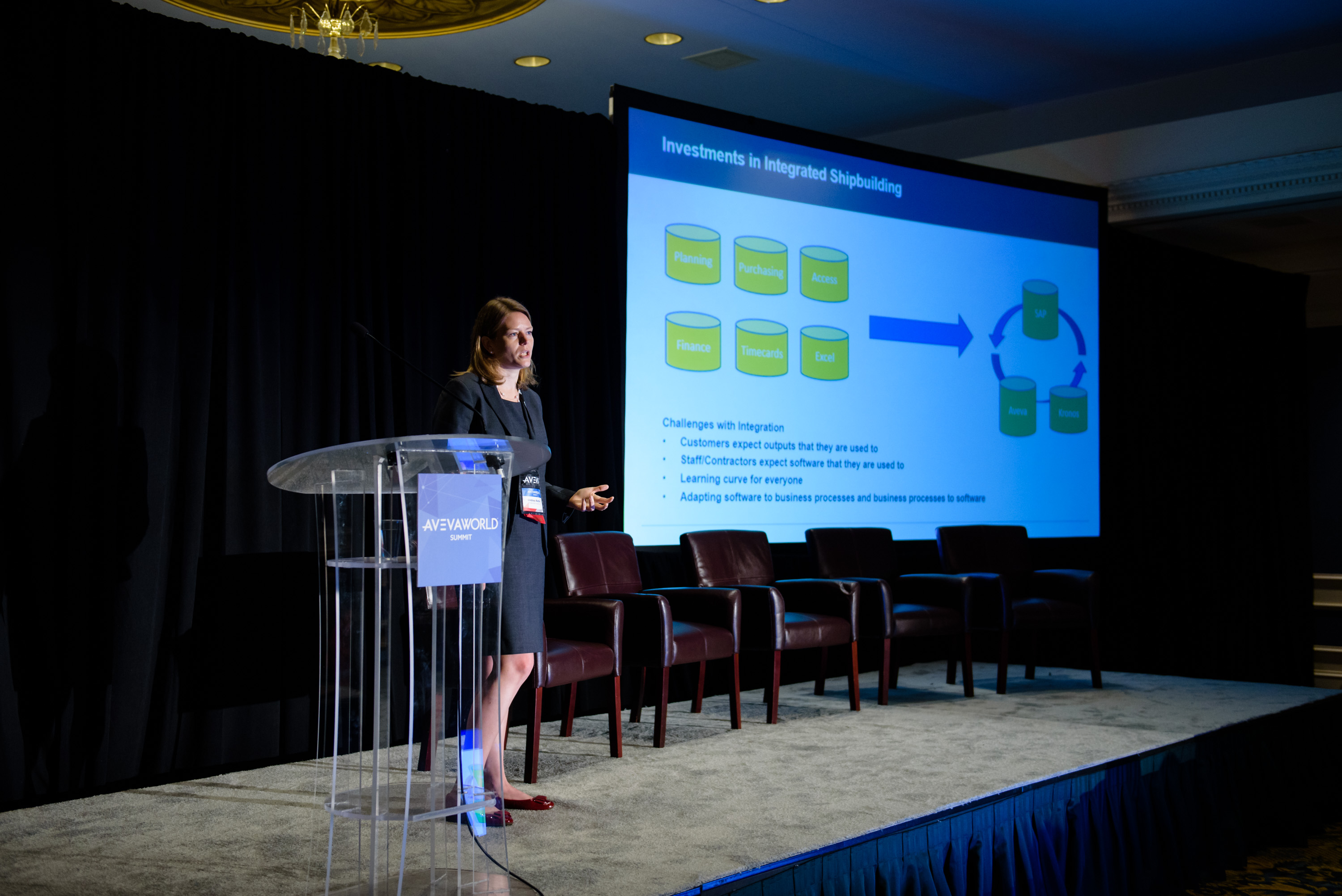 Davie presents its cutting edge systems to global shipbuilders at the Aveva World Summit in New Orleans, USA