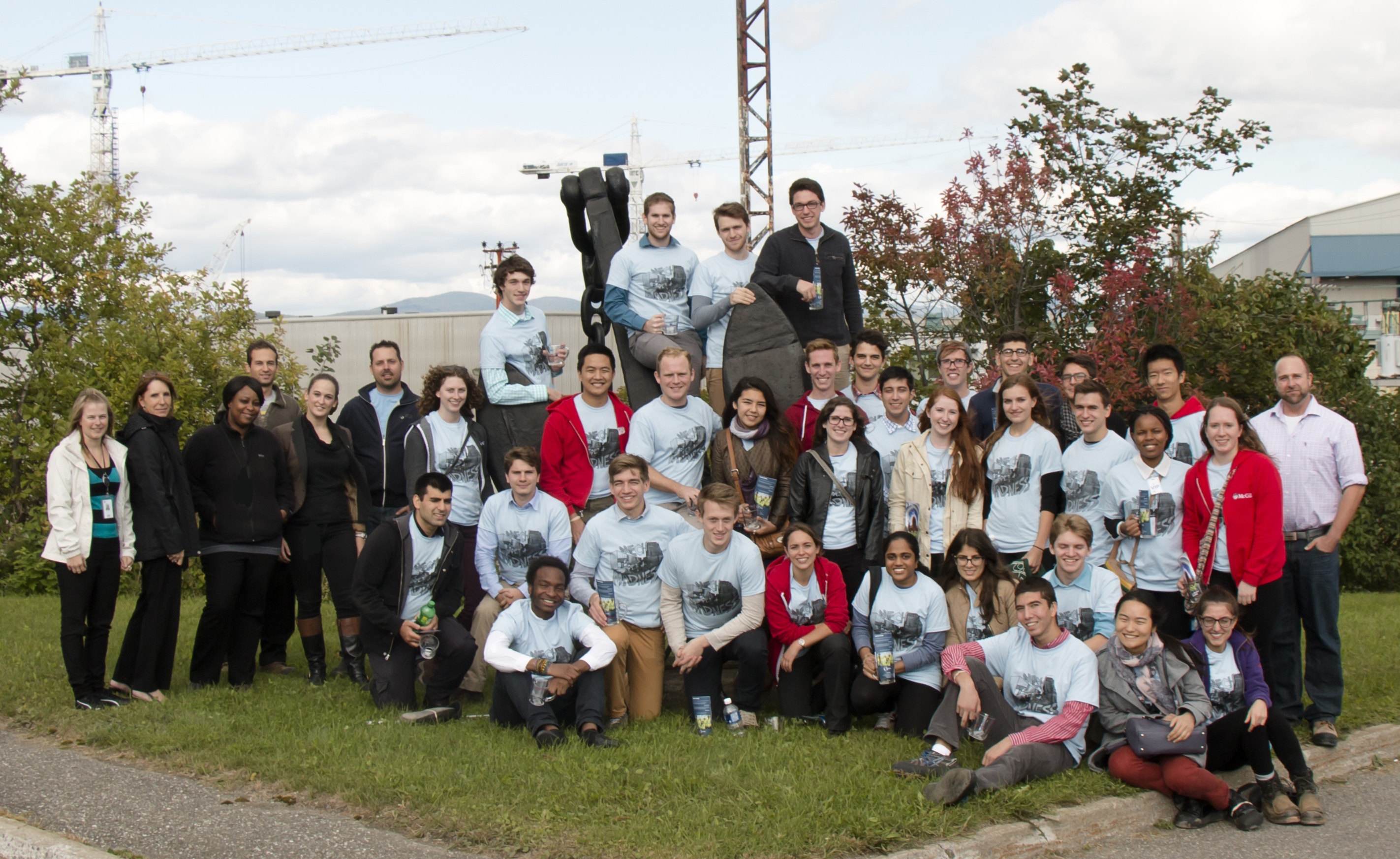 Visit of the mechanical engineers of McGill at Davie
