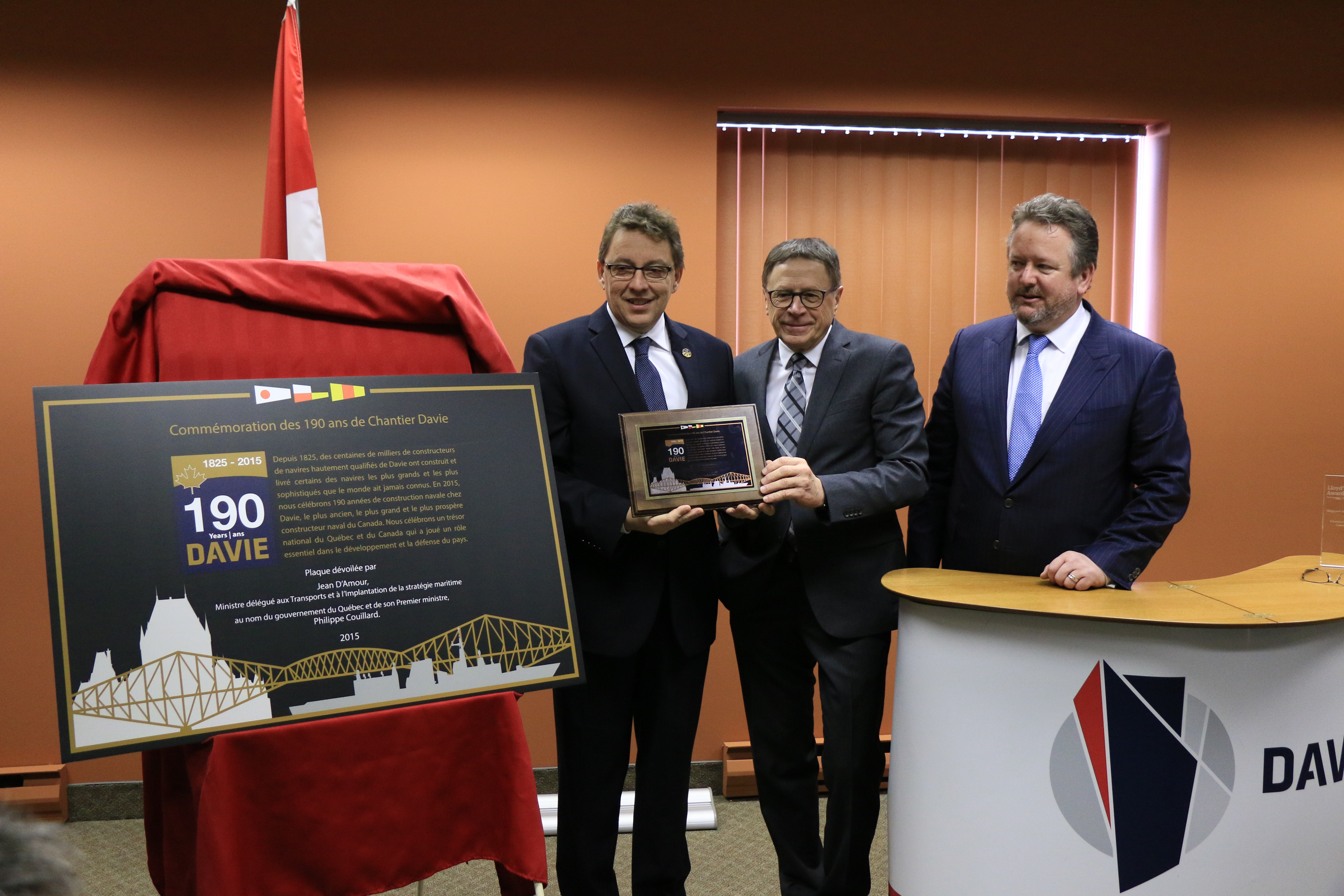 Government commemorates 190 years of naval construction at Davie