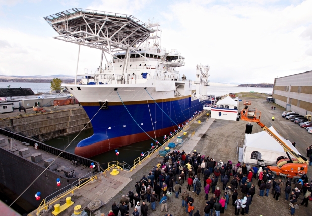 Davie launches ship no 717