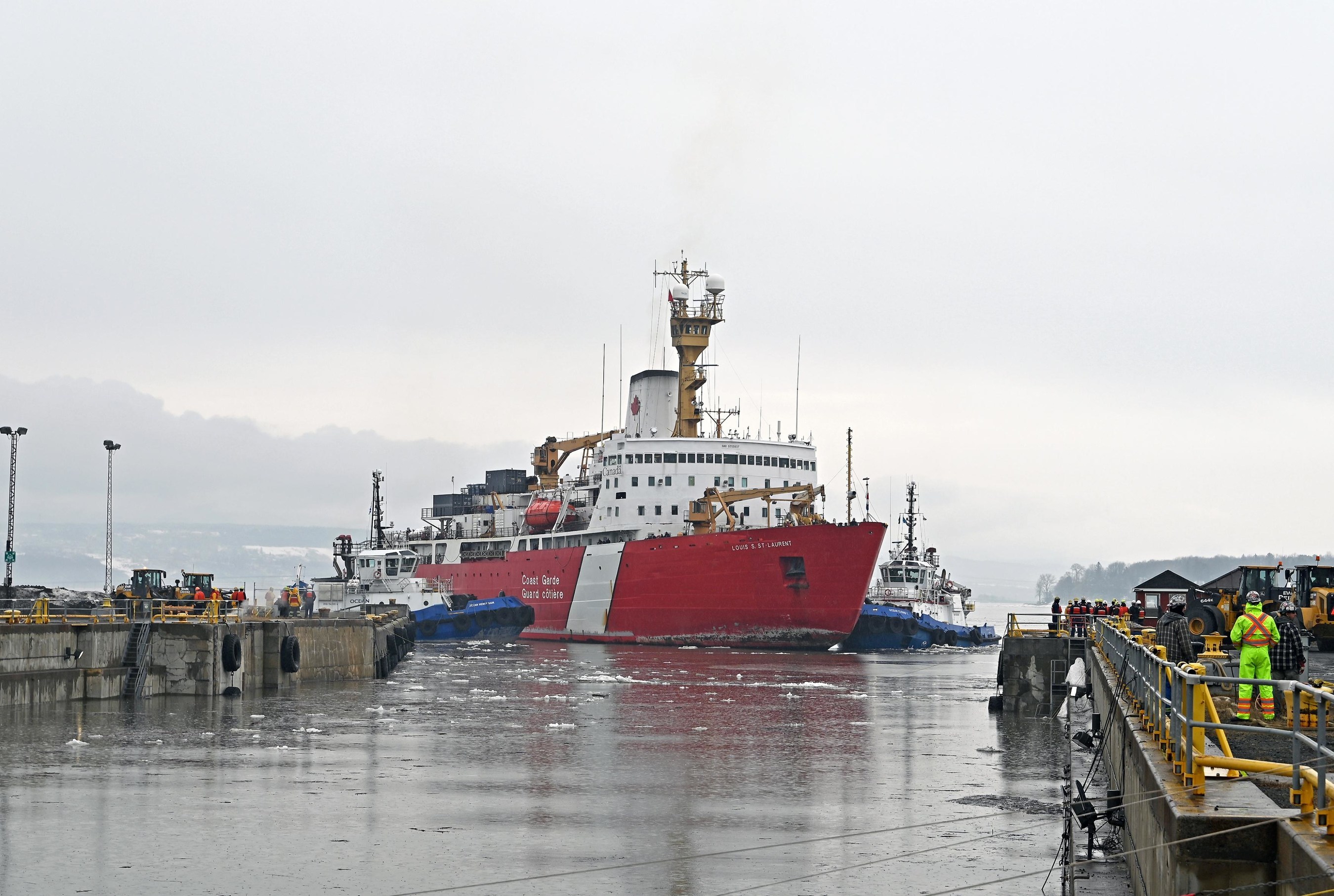 Canada's largest icebreaker arrives at Davie for major refit work