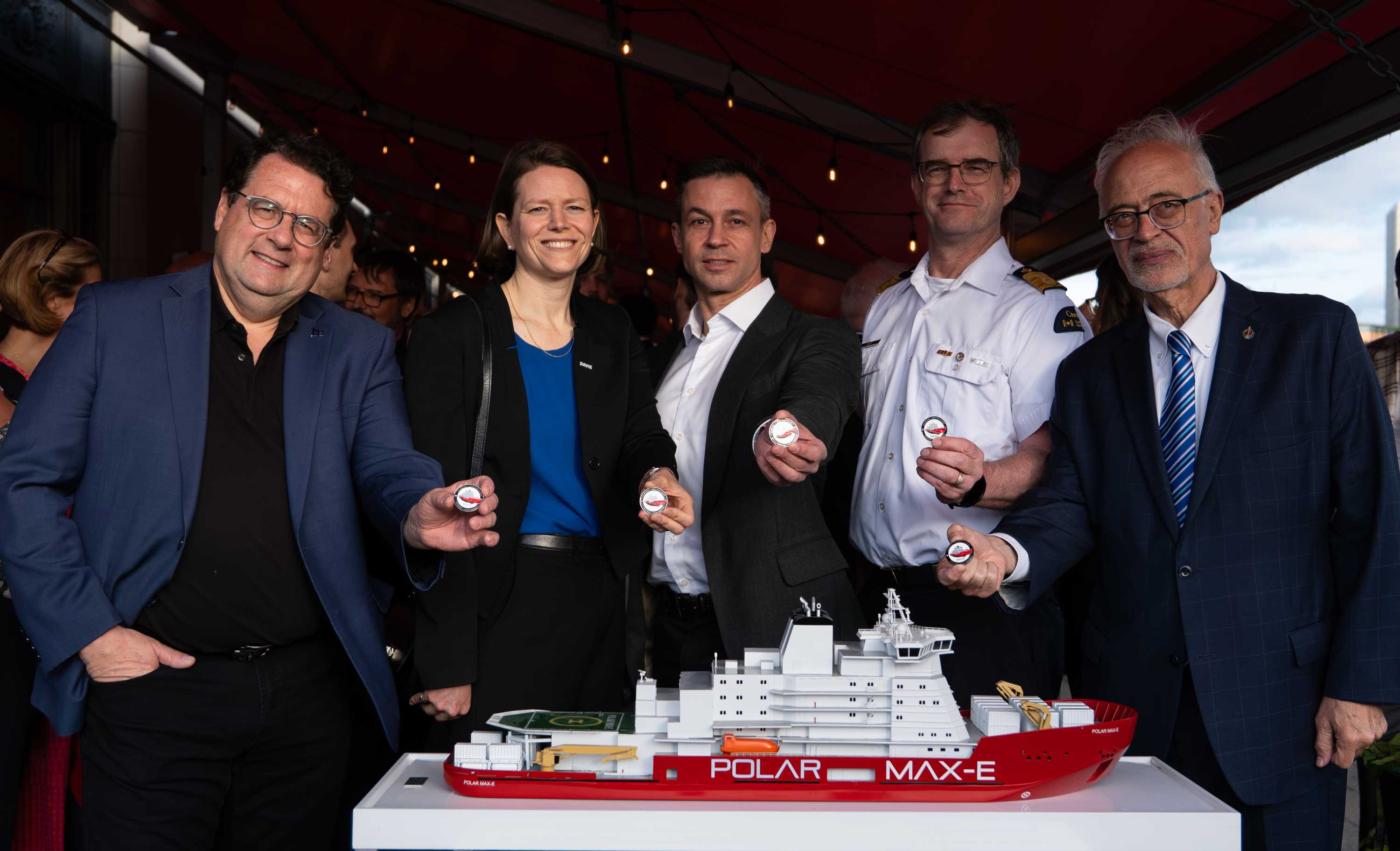 Davie Celebrates Coin Ceremony for Polar Max, Canada’s Future Arctic Polar Icebreaker