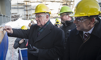 First LNG-powered ferry to be built in North America – keel-laying ceremony